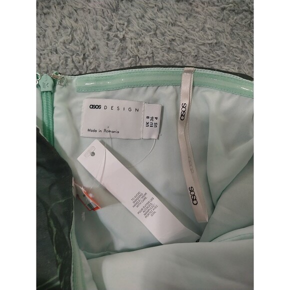 Asos Maxi Tie Dye Strapless Dress Boho Beachy Sexy Feminine Nwt sz 4 - Picture 10 of 10